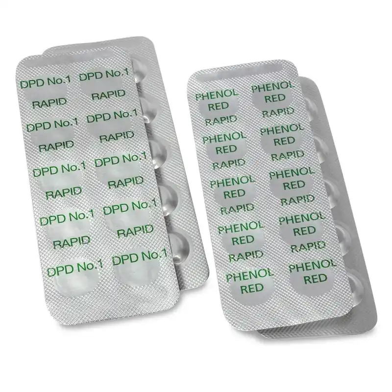 120 Tabletten für Pooltester Chlor/ pH-Wert (12 Streifen) Versand Am Gleichen Tag