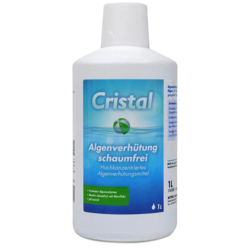 Preisknaller CRISTAL Algenverhütung Schaumfrei 1,0 l