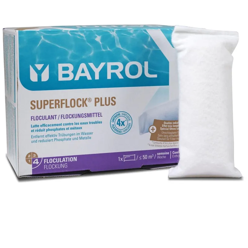 Saisonangebot BAYROL Superflock Plus 1 kg (8 Stk.)