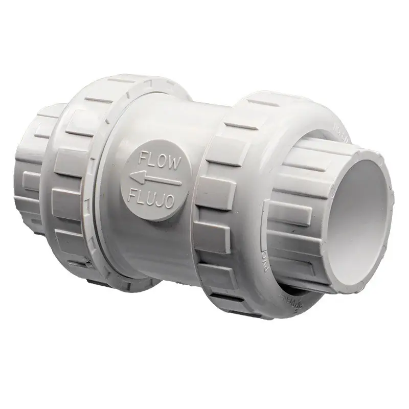 Rückschlagventil Ø d50 Klebe-Muffe, PVC weiss Begrenztes Angebot