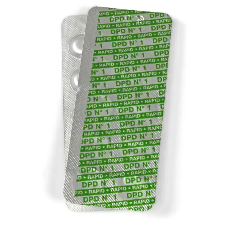 50 Stk. DPD 1 Rapid Tabletten für Pooltester Chlor (5 Streifen) Preisknaller