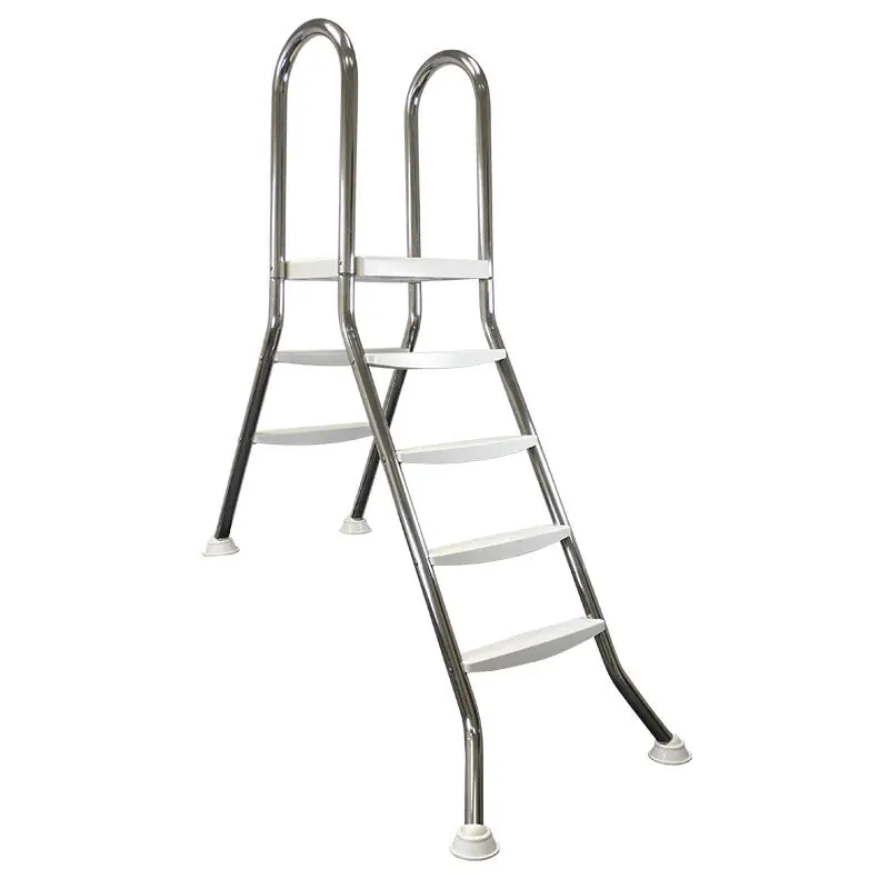 Angebot Poolleiter Edelstahl 1,20 m, 2/4 Stufen für teilversenkte Becken