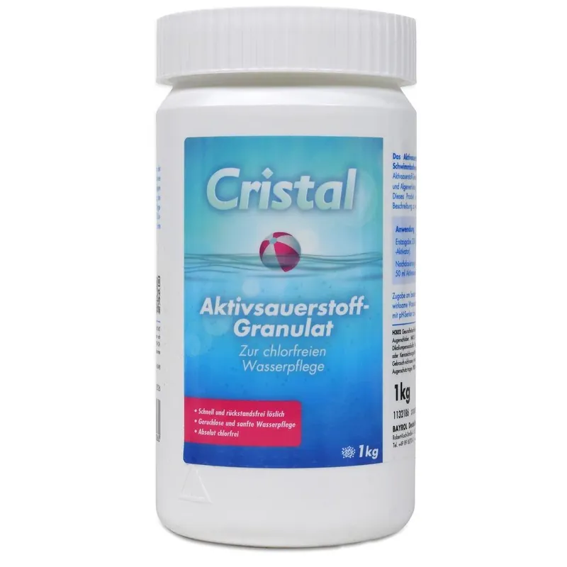 Markenware CRISTAL Aktivsauerstoff Granulat 1,0 kg