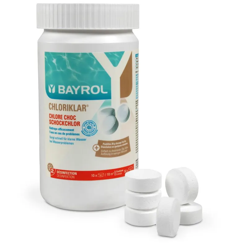 BAYROL Chloriklar 1,0 kg Super-Preis