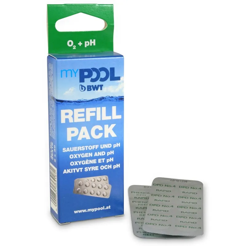 myPOOL Sauerstoff/pH Refill Pack 2x30 Tabletten Neue Kollektion