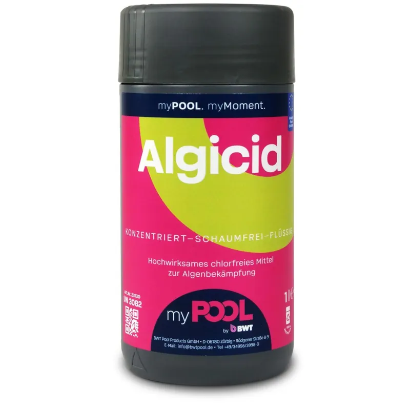 Schnäppchen myPOOL Algicid schaumfrei 1,0 l