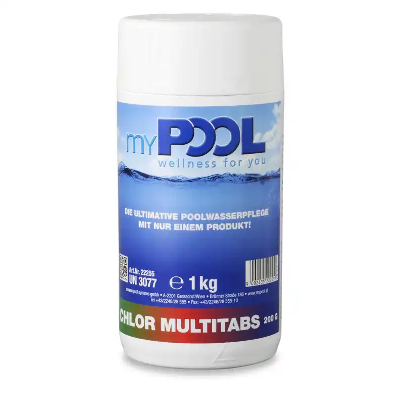 Nur Heute myPOOL Chlor MultiTabs 200gr. 1,0 kg