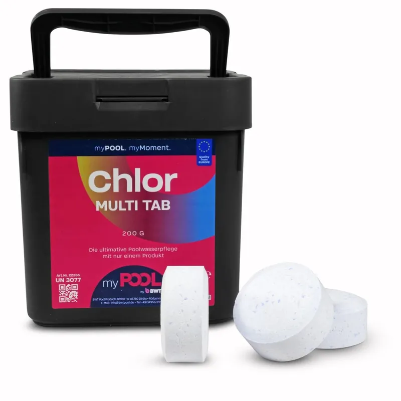 Schneller Versand myPOOL Chlor MultiTabs 200gr. 5,0 kg
