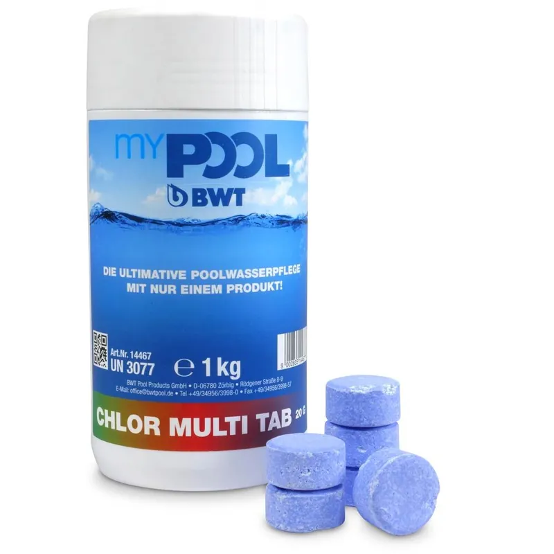 myPOOL Chlor MultiTabs Mini 20g 1,0 kg Geprüft