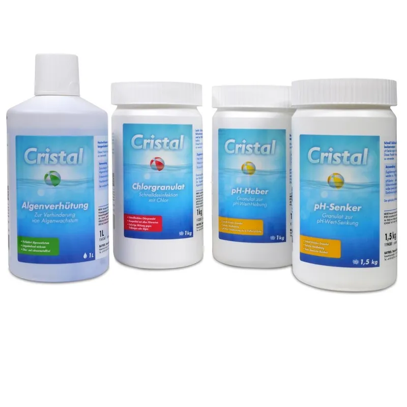 CRISTAL SET Wasserpflege Chlor (5 tlg.) Sonderaktion