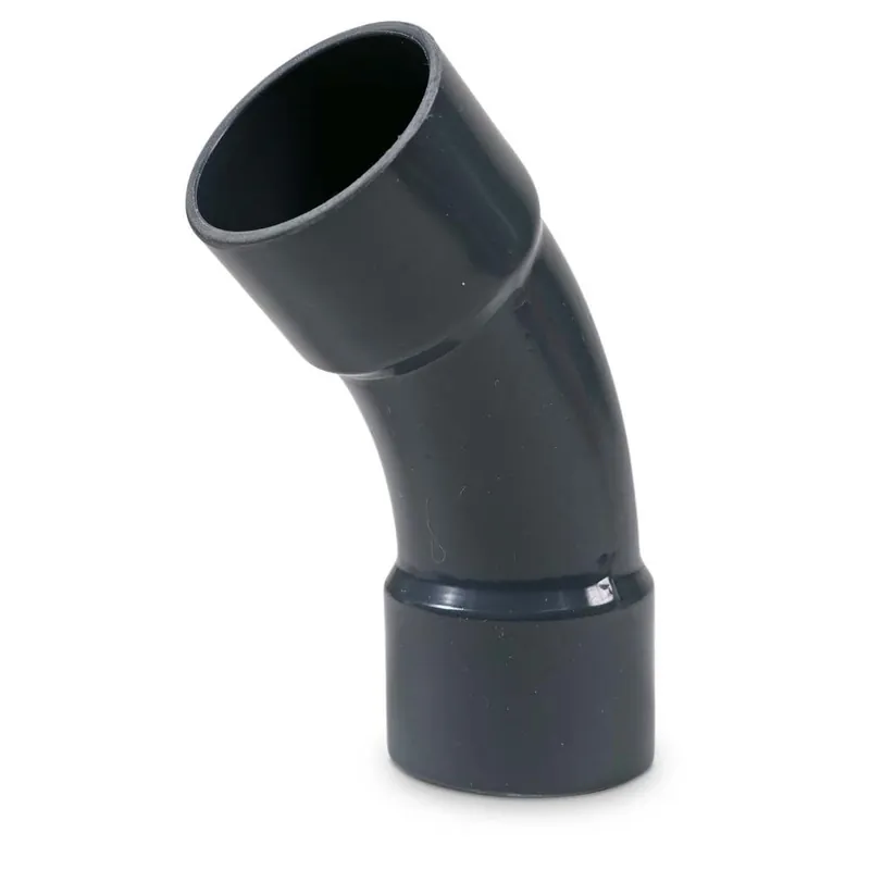 PVC-U Bogen 45° Ø 50 mm Klebemuffe Sofort Bestellen