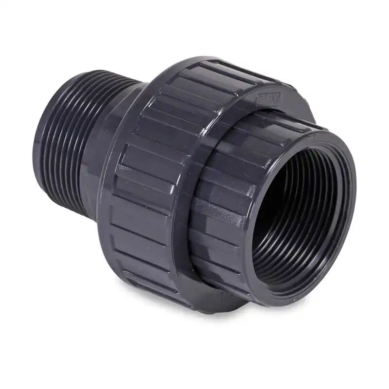 Verschraubung PVC-U 1 1/2" Innengewinde x Außengewinde Neue Kollektion