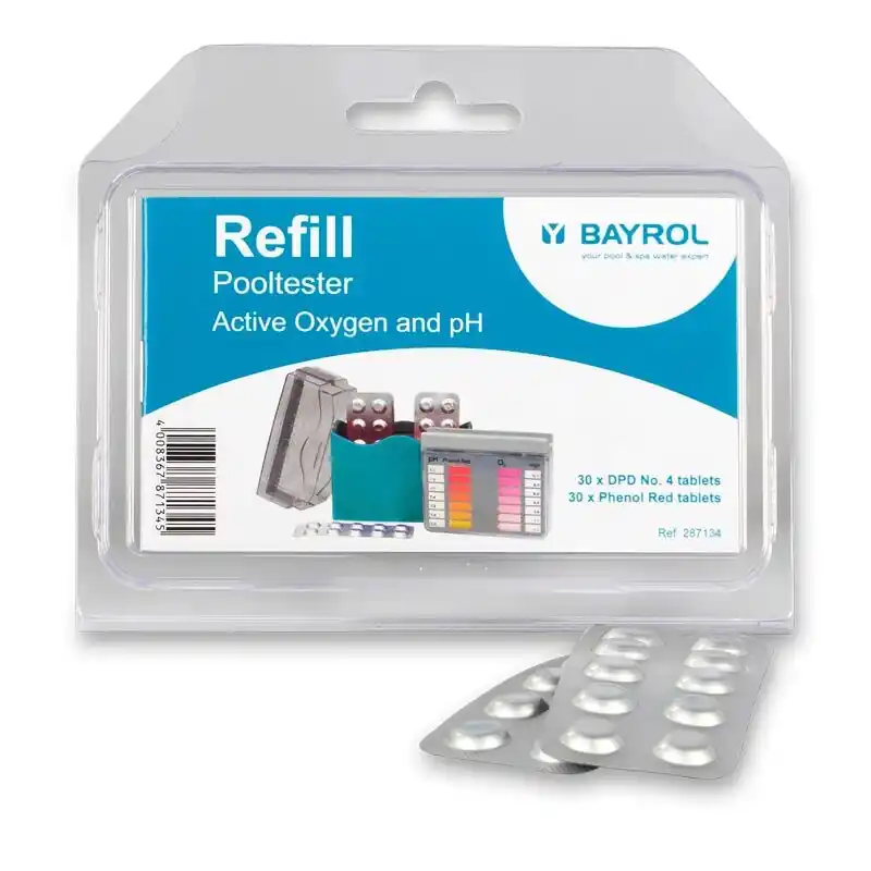 Finale Aktion BAYROL Refill für Pooltester Sauerstoff + pH-Wert