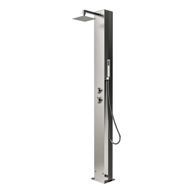 Preiswert IDEAL Solardusche TRINIDAD mit Edelstahlfront