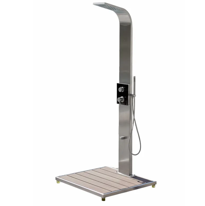 Bestseller IDEAL Kalt- Warmwasserdusche HELENA 2.0 inkl. WPC Bodenplatte