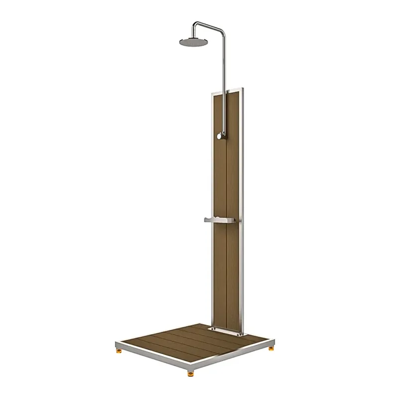 IDEAL Dusche BAHAMA inkl. WPC Bodenplatte Rabatt