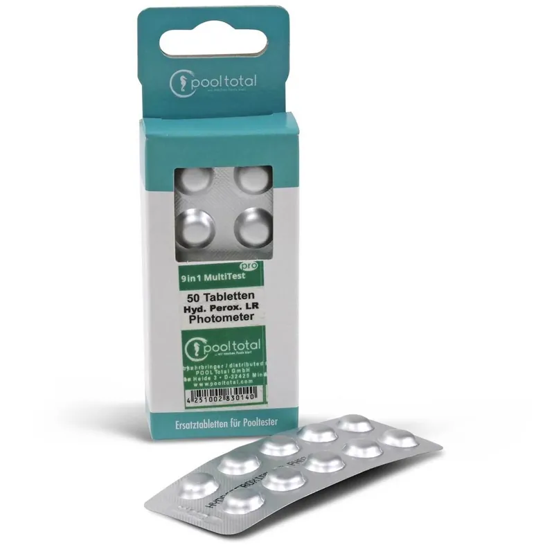 Neue Ware 50 Testtabl. Wasserstoffperoxid 0 - 2,90 mg/l