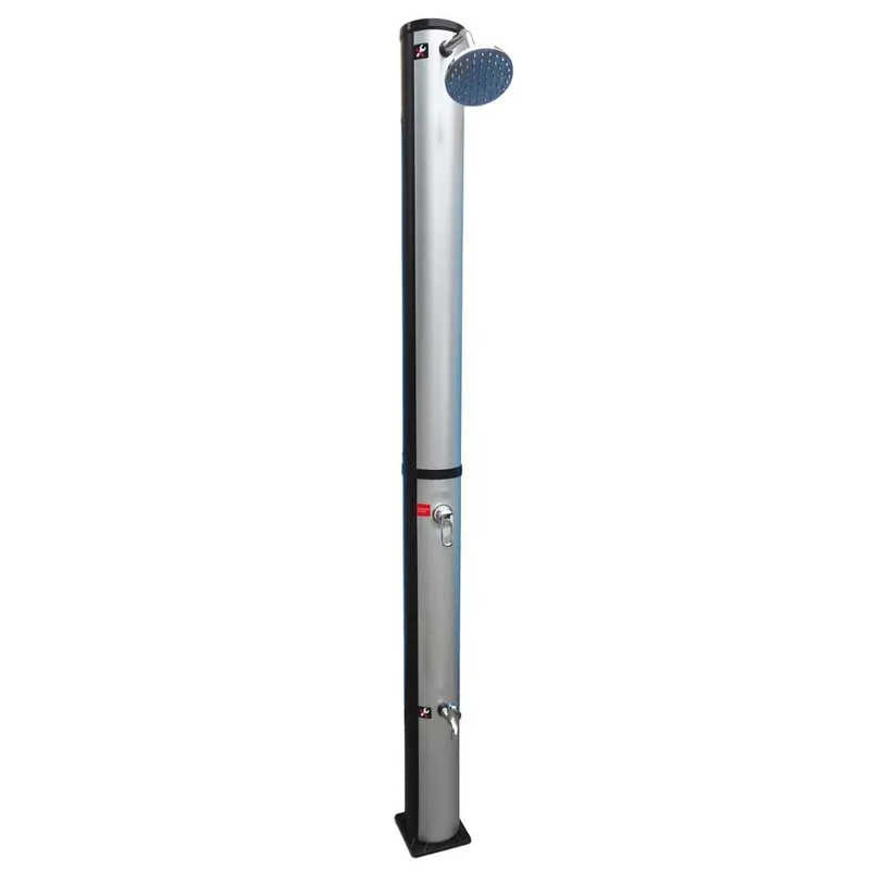 Solardusche Exklusiv Silber 2-tlg. ca. 40 l Wassertank Markenprodukt
