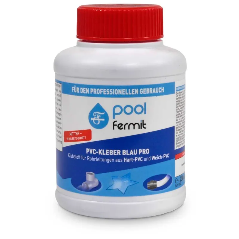 Fermit PVC-Kleber blau PRO 250 ml Dose Wochenendangebot