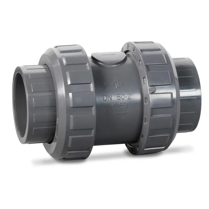 Praher Rückschlagventil Ø d50 Klebe-Muffe, PVC grau Sonderangebot