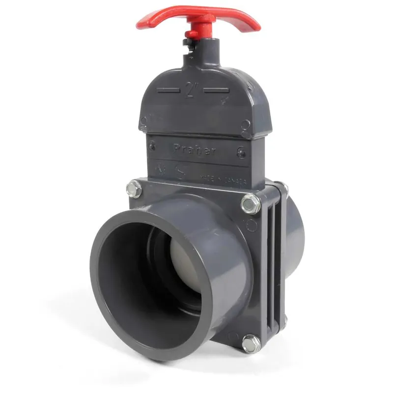 PVC Absperrschieber beidseitig Ø 63 mm Klebemuffe Sonderaktion
