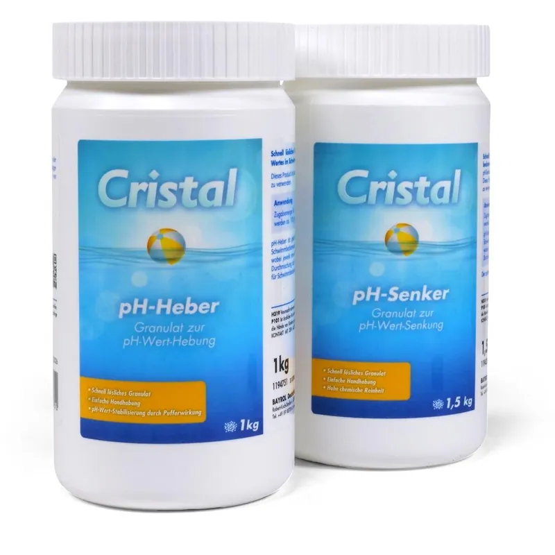 Cristal SET pH-Heber + pH-Senker 2,5 kg Preis Gesenkt