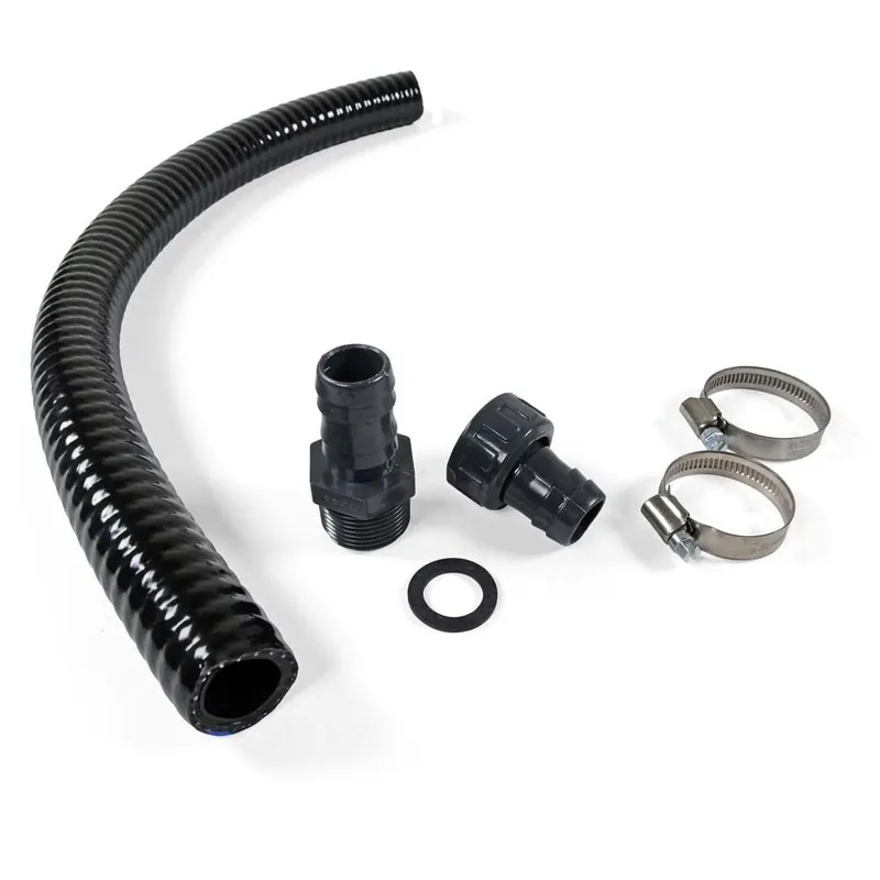 Anschluss-SET> 60cm Heavy-Flex Black Schlauch + Fittings Schneller Versand