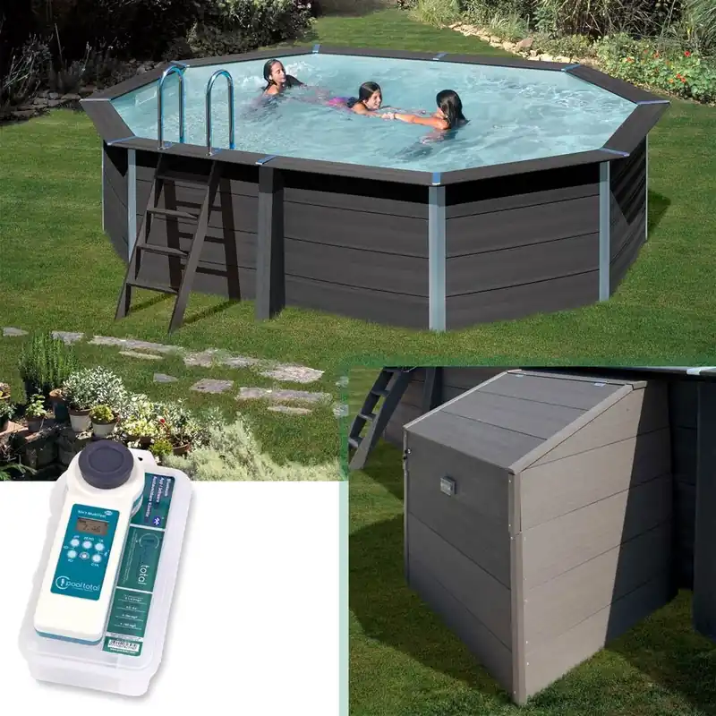 Set BASIC+ Composite Ovalpool 5,24 x 3,86 x 1,24 m Meistverkauft