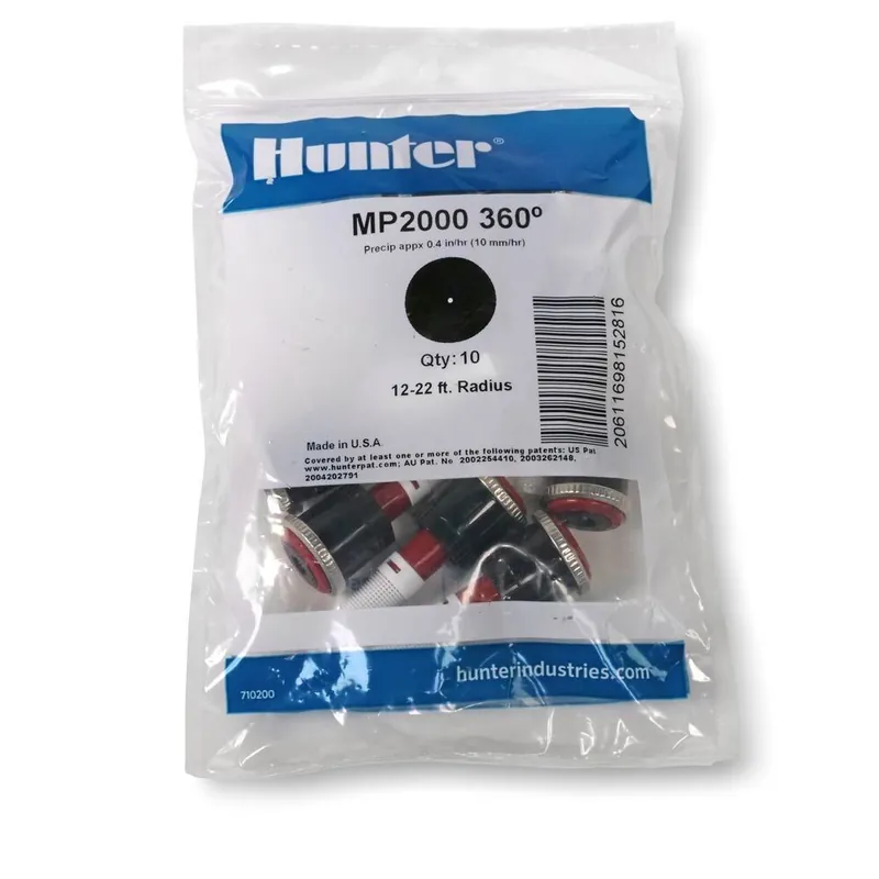 Direkt Vom Hersteller 10x Hunter MP Rotator Düse MP2000 360°