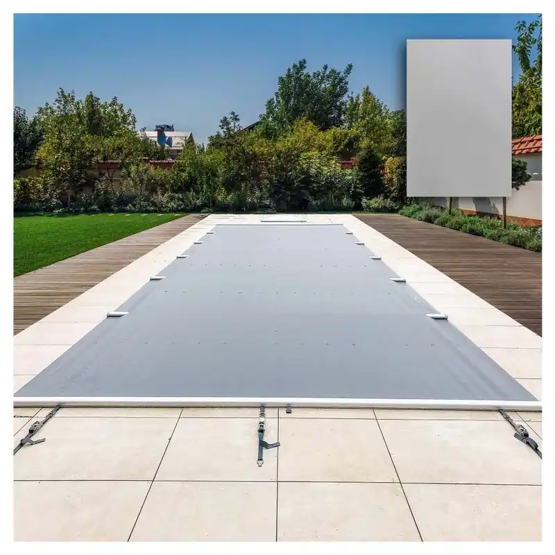 Knallerangebot LaJa26 Pool-Schutzabdeckung Basic Rechteckpool 6,00 x 3,00 m Hellgrau