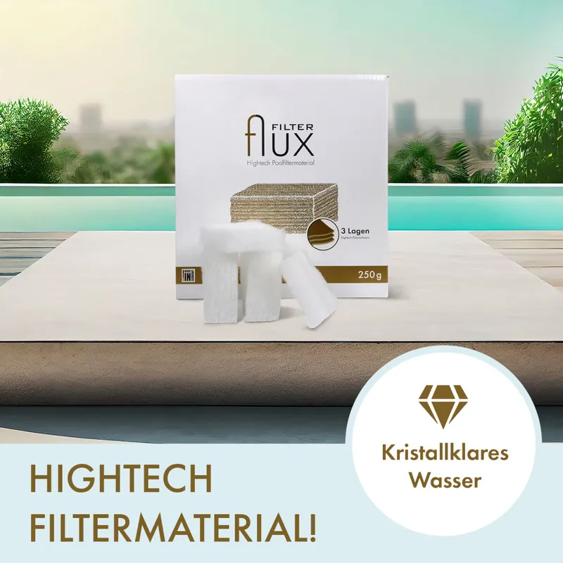 Filter flux GOLD Hightech Poolfiltermaterial (3-lagig) Sonderangebot