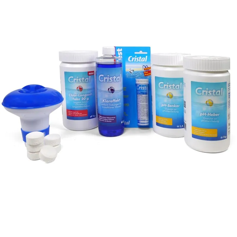 Direkt Vom Hersteller CRISTAL Wasserpflege-Set 7-tlg. für kleine Pools