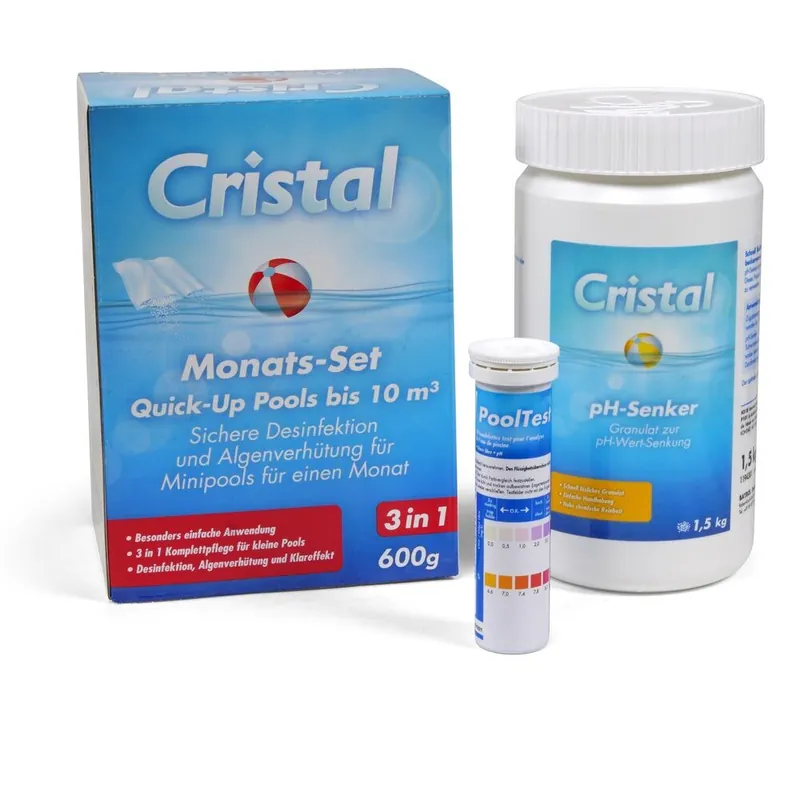 Set BASIC> CRISTAL Wasserpflege für Minipools Echt