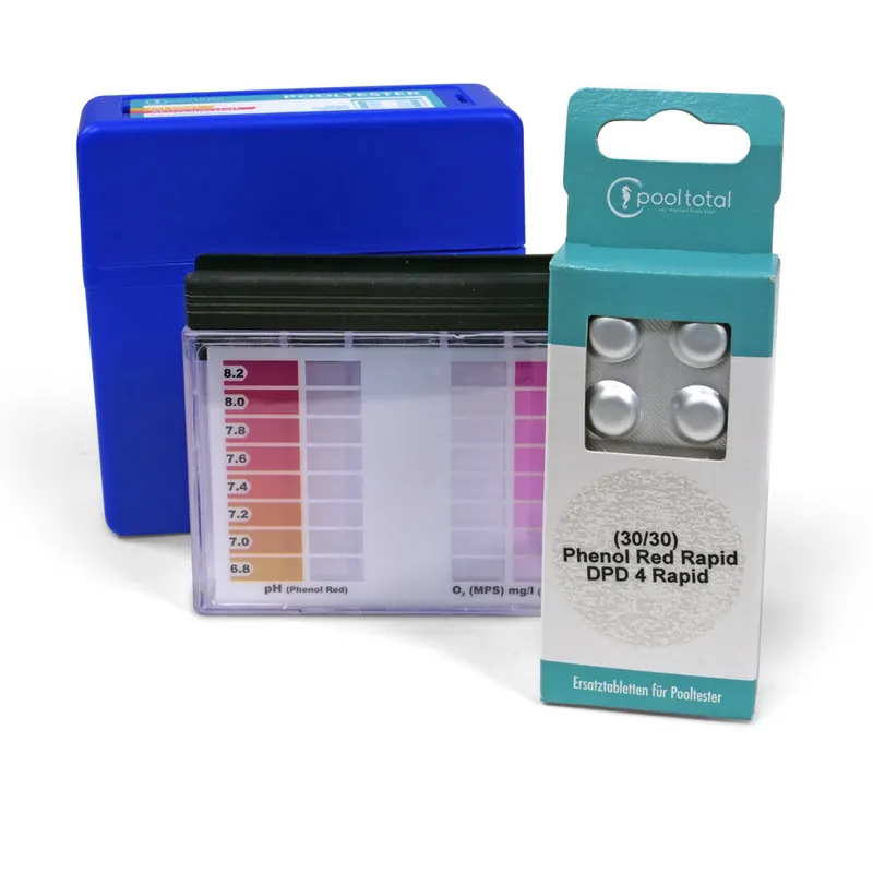 Sofort Bestellen SET> Pooltester ''PRO'' Sauerstoff/pH + Refill
