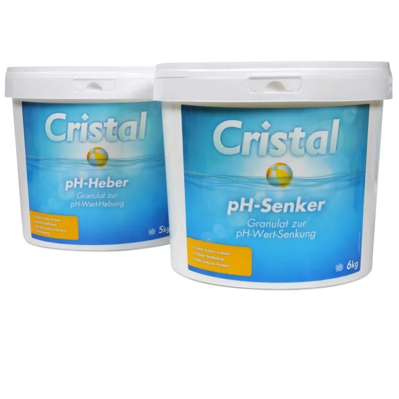 Cristal SET pH-Heber + pH-Senker 11 kg Preisreduziert