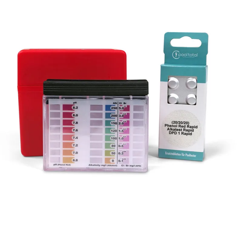 SET> Pooltester ''PRO plus'' Alkalinität, Chlor, Brom/pH + Refill Sofort Bestellen
