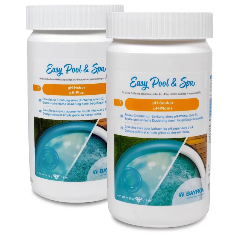 Zertifiziert SET> BAYROL Easy Pool & Spa pH-Wert Regulierung 2,5 kg
