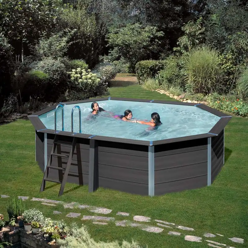 Composite Ovalpool-SET 5,24 x 3,86 x 1,24 m + LED Online Kaufen