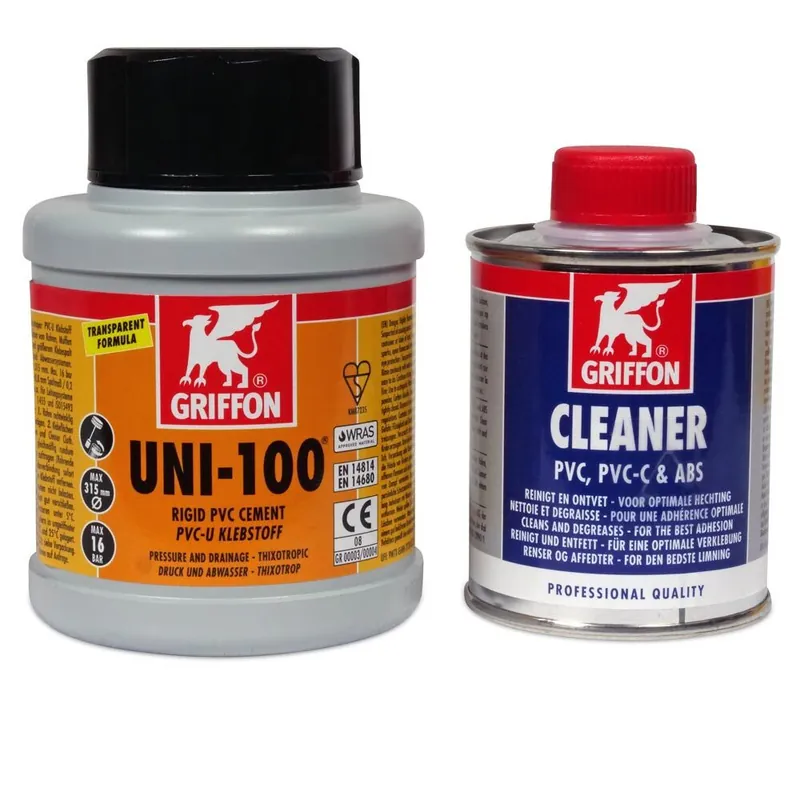 Meistverkauft SET> Griffon Kleber UNI-100 250ml + Cleaner 125ml