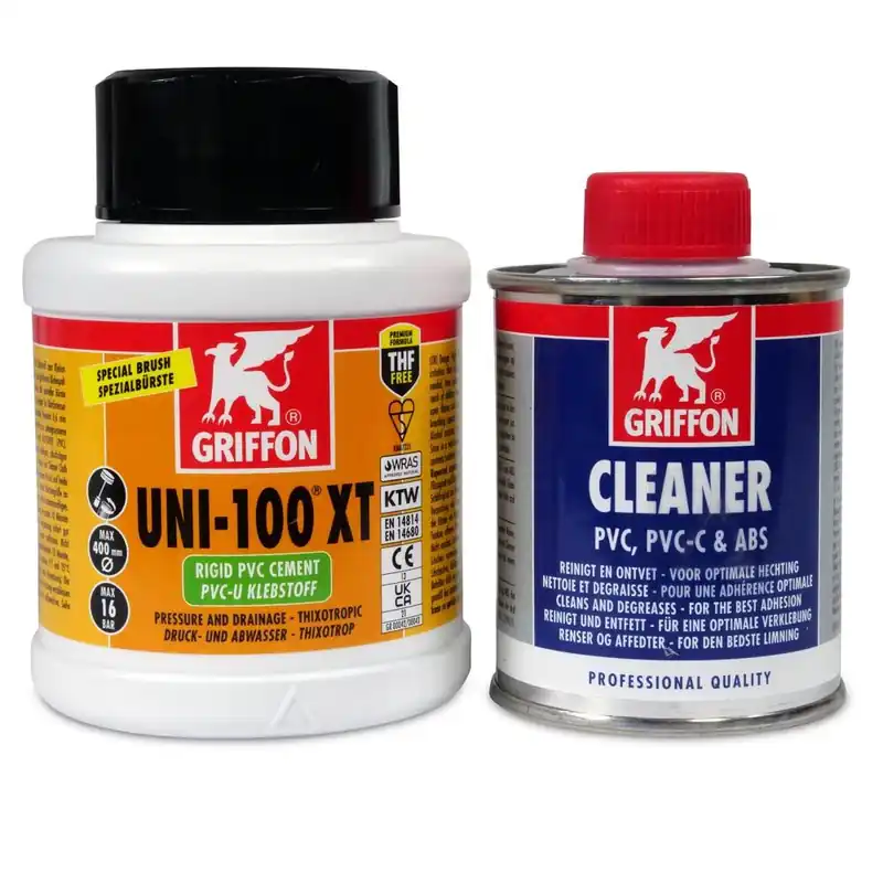 Sonderaktion Spar-SET> Griffon Kleber Uni 100 XT 250 ml + Cleaner 125 ml