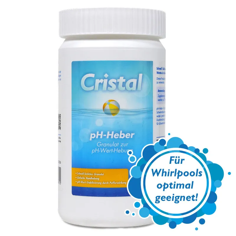 Günstig CRISTAL pH-Plus Granulat 1 kg für Whirlpool & Spa