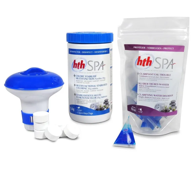 Top-Seller SET> hth SPA Chlor Multifunktion Tabletten 20g