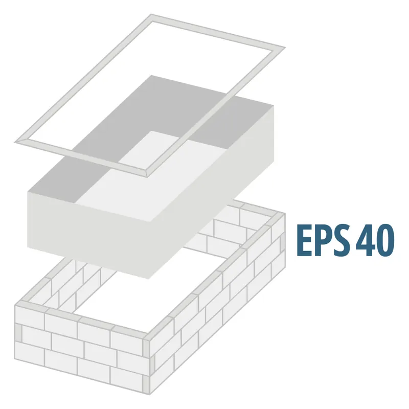 Markenware 5,00 x 3,00 x 1,50 m Rechteckpool | EPS 40