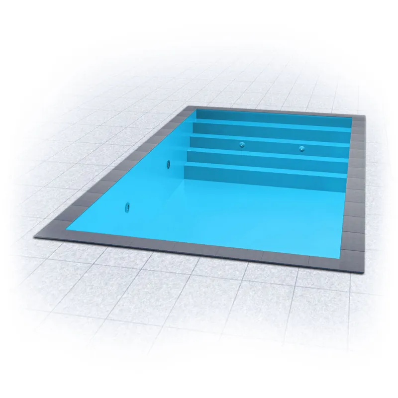 Innenhülle TRENDLINER KB Rechteckb. 600 x 300 x 150 cm | 0,8 mm | blau | für Treppe Gesamte Breite Neue Ware