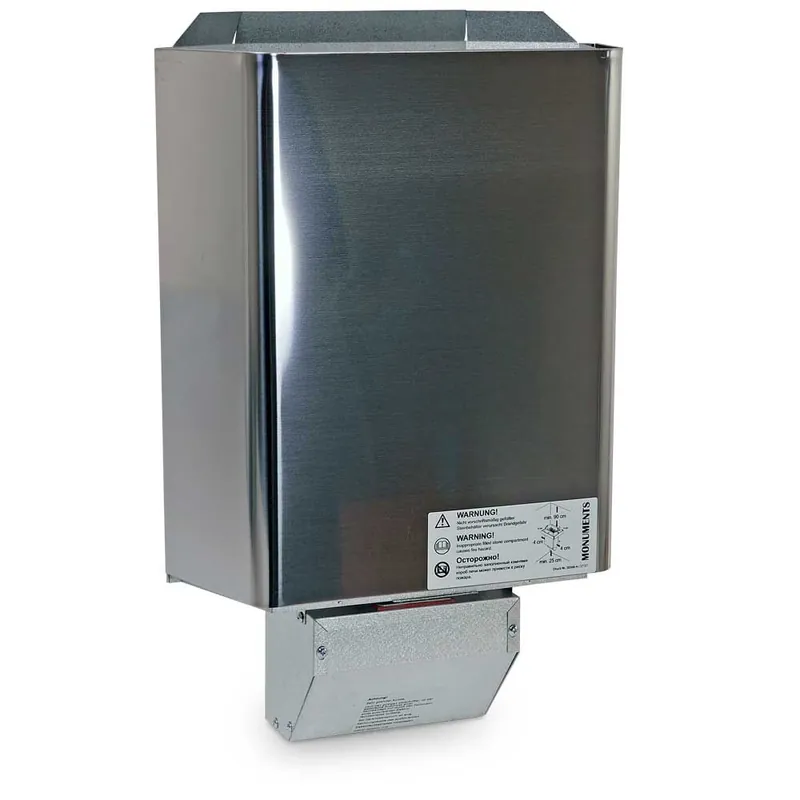 (Gebrauchtware) MONUMENTS Saunaofen Steel 4,5 kW Nur Für Kurze Zeit