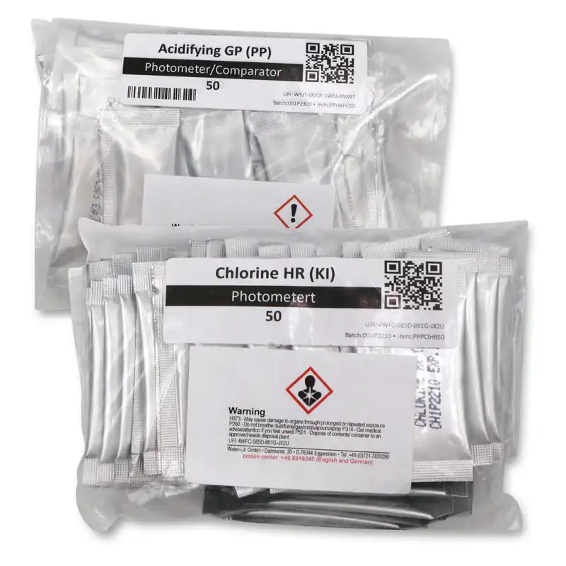 Chlor HR (KI) Messung (Set = 50 Test) Sale