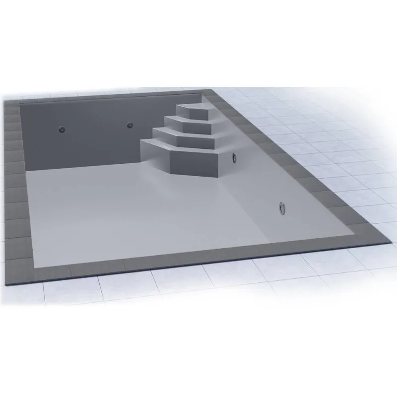 Innenhülle 7.00 x 3.50 x 1.50 m 0,75 mm. hellgrau | Smaragd rechts Abverkauf