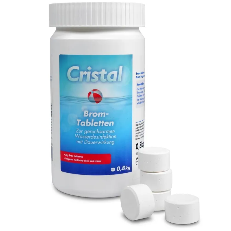 Kracherpreis CRISTAL Bromtabletten (20g) 0,8 kg für Whirlpool & Spa