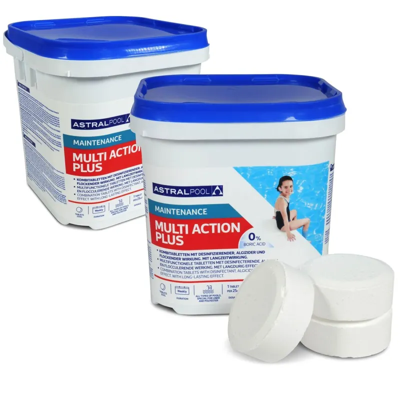 Heißes Angebot Astralpool Multi Action Plus 250g Chlortabletten 10 kg