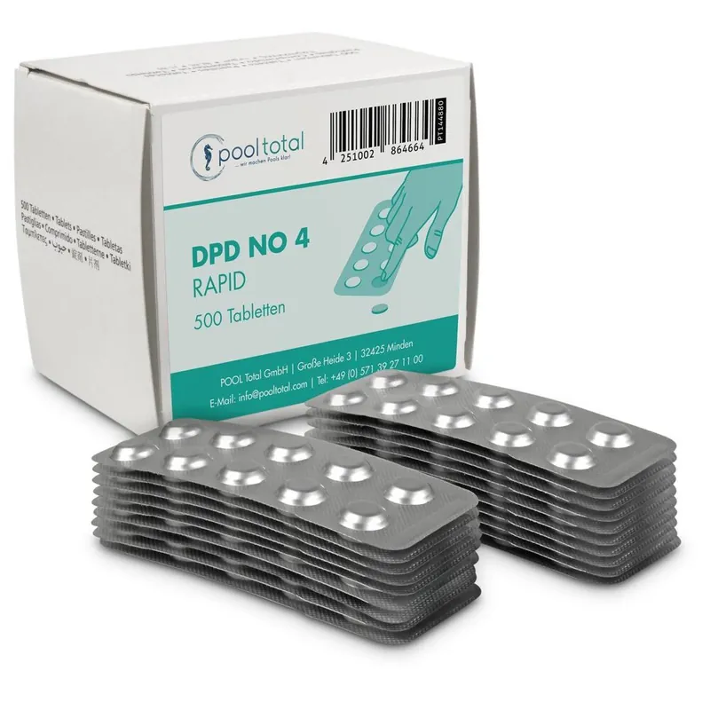 POOL Total DPD 4 Rapid Tabl. 500 Stk. (by Lovibond) Echt